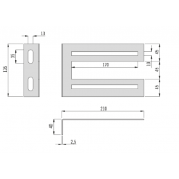 Moteur de porte sectionnelle AWG -KE - 400 V - 45 m²