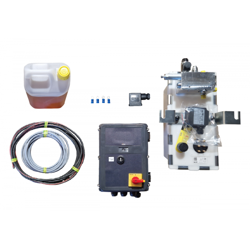 KIT GSR2 (groupe hydraulique suspendu pour niveleur à lèvre rabattable 1 électrovanne)