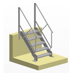 Escalier de quai largeur...