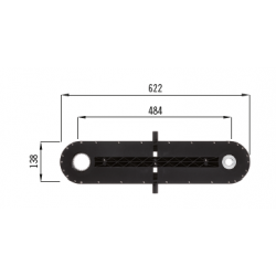 Chaine d'axe 11 diamètre 25.4 mm pour STA