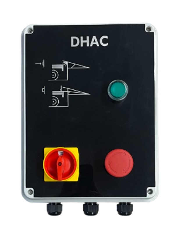 Coffret de commande niveleur de quai DHAC (SANS NEUTRE) A-00710 avec connecteur redresseur